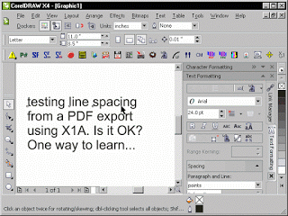 Text  Line Spacing from Imported PDF Files