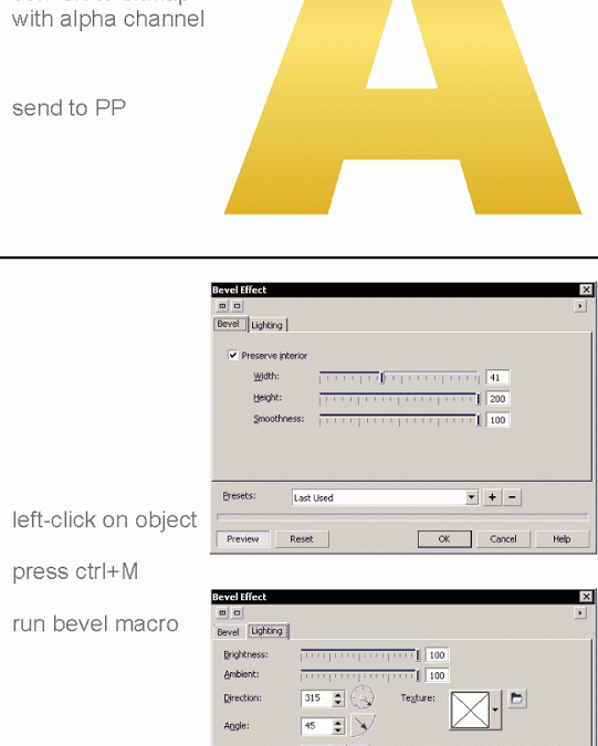 Adding dimension and preserving interior appearance