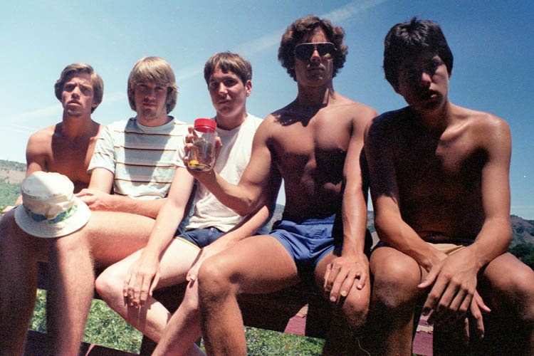 Five Guys, Same Pose, Seven Photos, Thirty Years