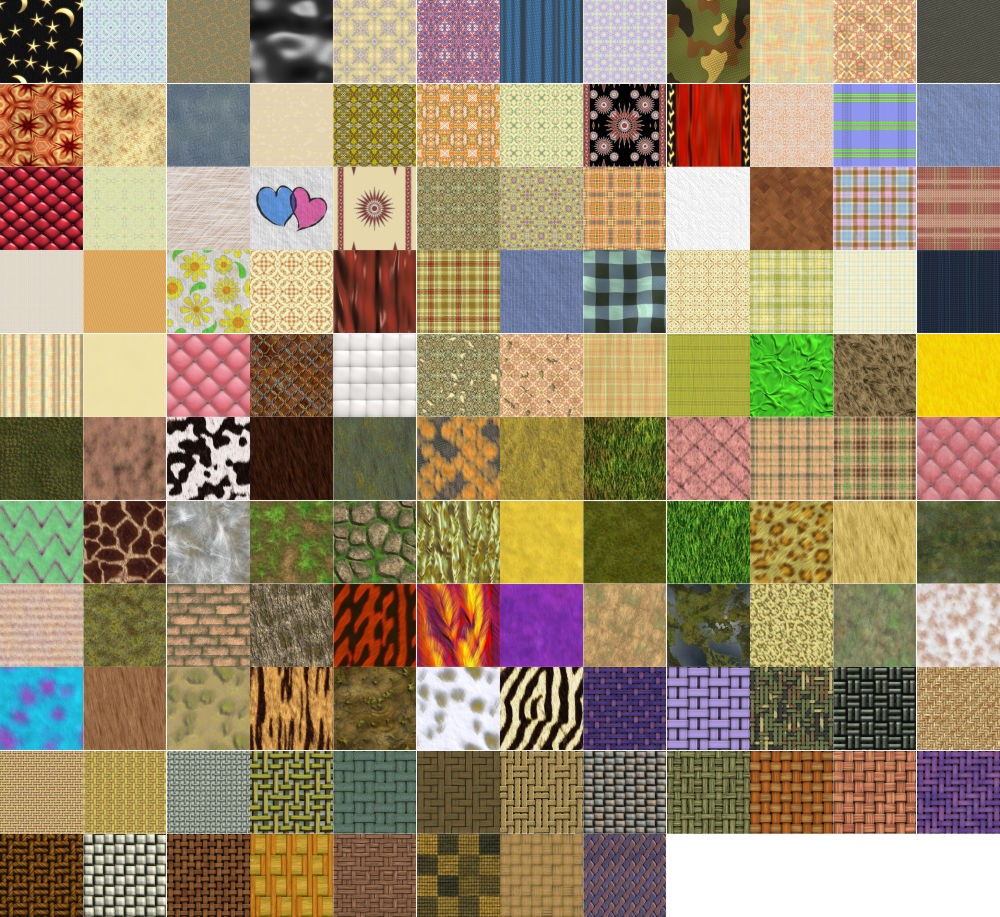 128 Seamless Textures of Fiber, Cloth and Weave
