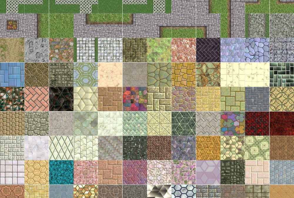 Seamless Textures Allow You to Add Tiles and Paths to Your Designs