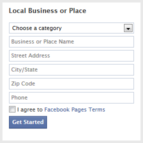 Create Facebook Local Business Page