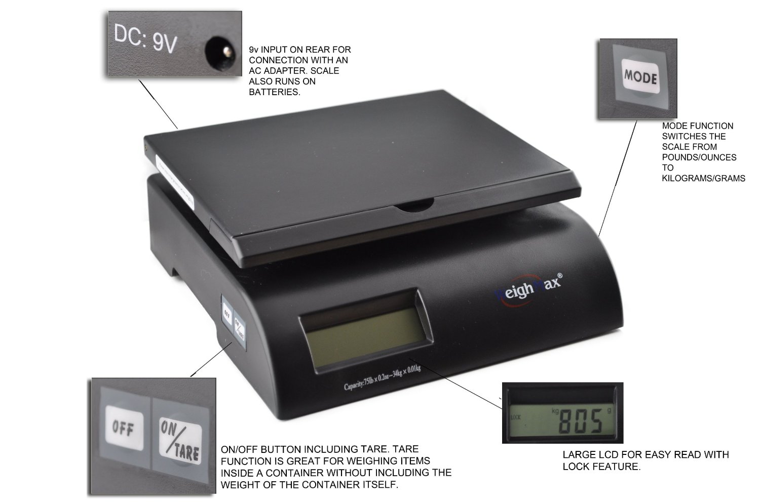 Weighmax Postal Shipping Scale