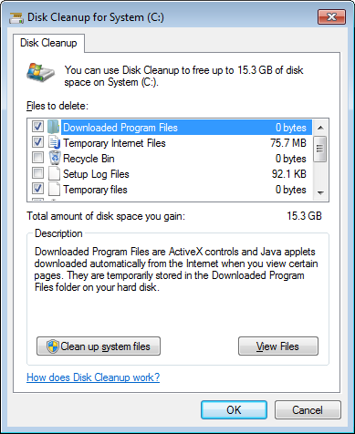 Windows Disk Cleanup