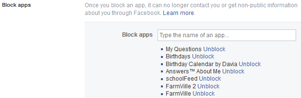 Block Facebook Games and Apps