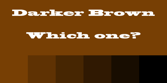 Do dark colors dry lighter or darker