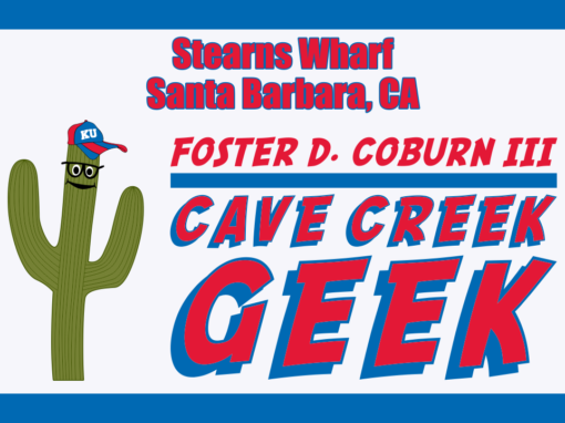 Cave Creek Geek At End Of Stearns Wharf in Santa Barbara, CA