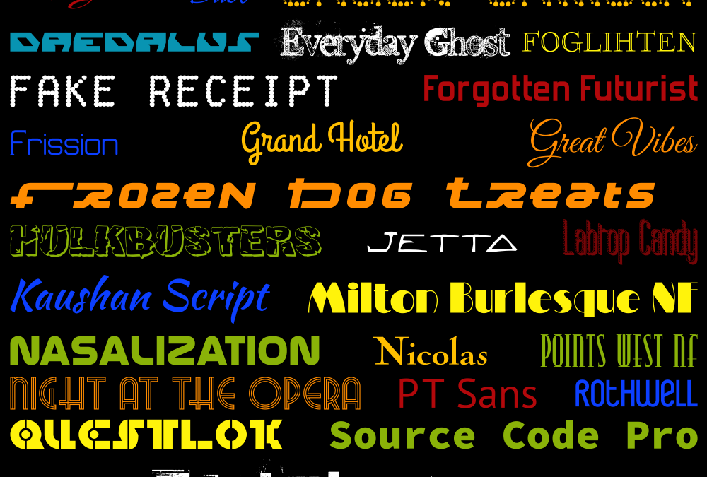 Fonts Unleashed Pack 7 Just Released