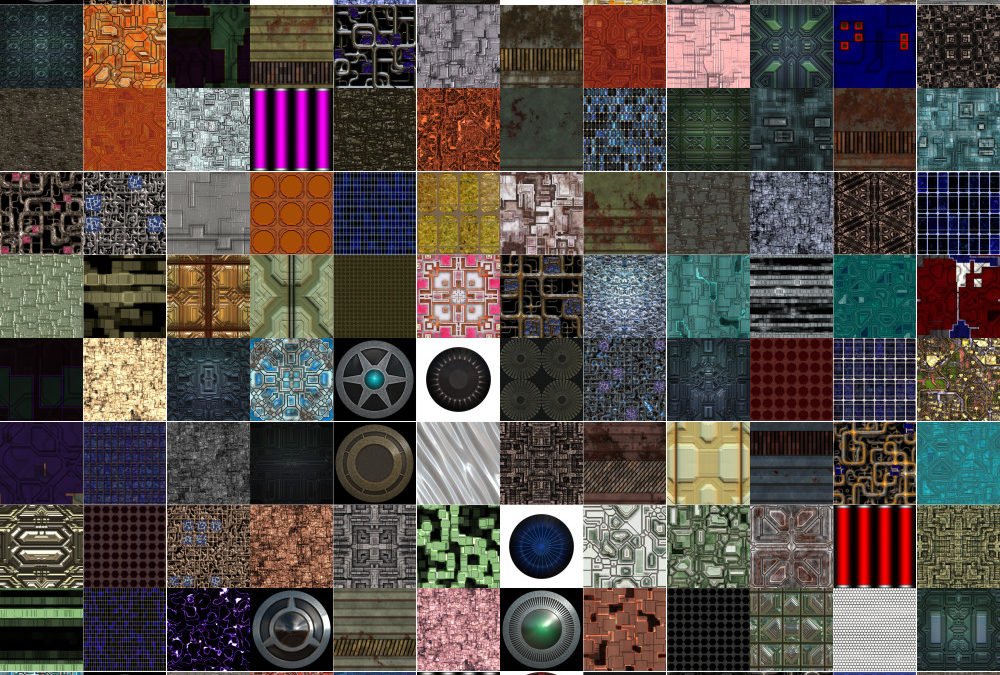 New Collection of Technology Seamless Textures