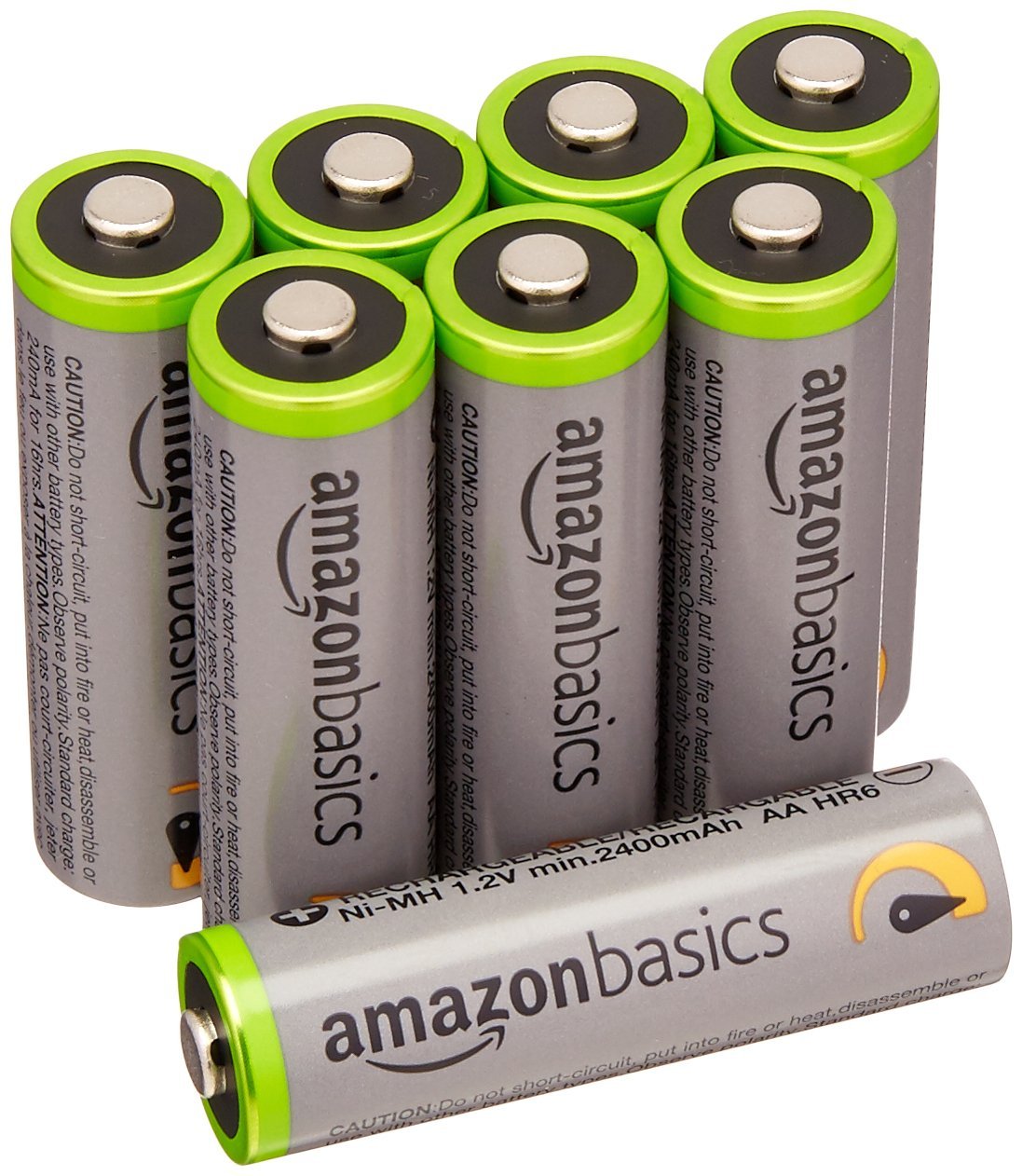 AmazonBasics AA High-Capacity Rechargeable Batteries