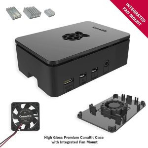 CanaKit Raspberry Pi 4 4GB Starter Kit Case