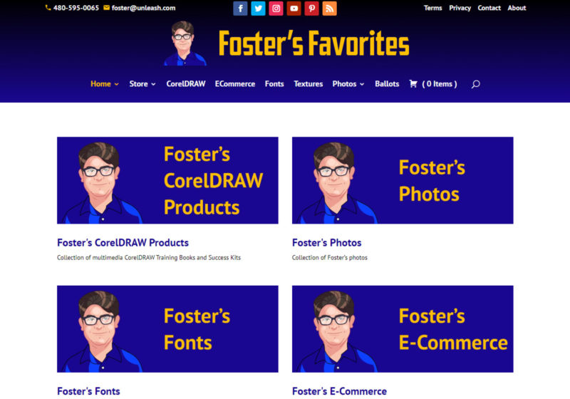 Foster's Favorites Web Site