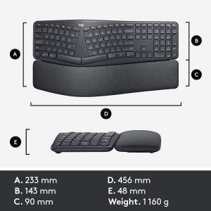 Logitech Ergo K860 Wireless Ergonomic Keyboard