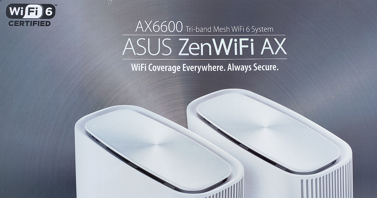 ASUS ZenWiFi AX Whole-Home Tri-Band Mesh WiFi 6 System (XT8)