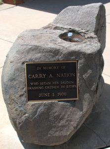 Carry Nation Monument Kiowa Kansas