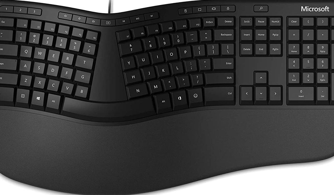 Microsoft Ergonomic Keyboard Promotes Comfort and Features