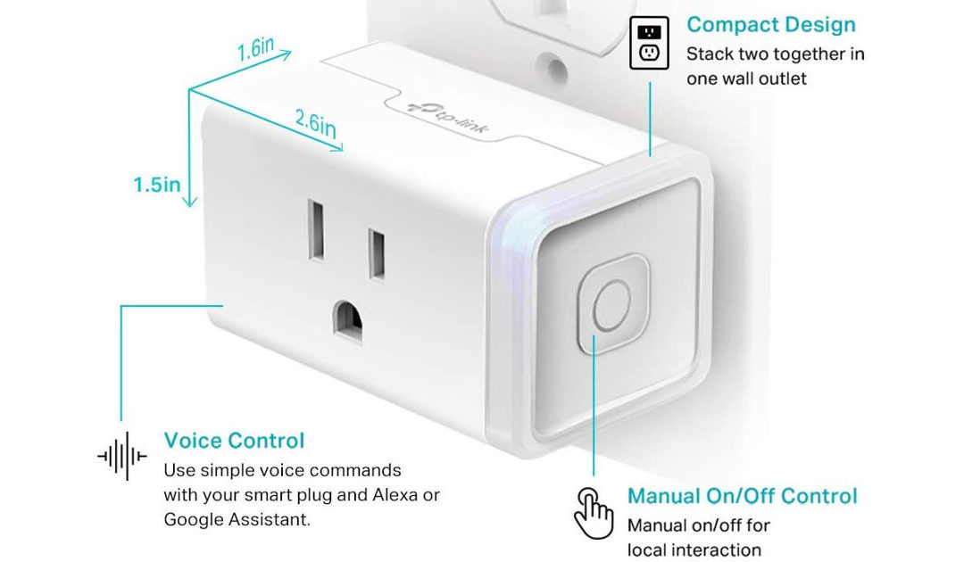 Four Pack of Kasa Smart Plugs for Voice Control