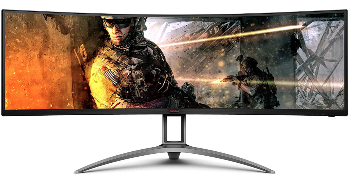 AOC AGON Curved Gaming Monitor 49 Inch