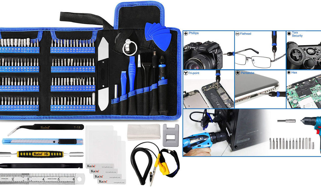 Kaisi 136 in 1 Electronics Repair Tool Kit Good for Computers and More