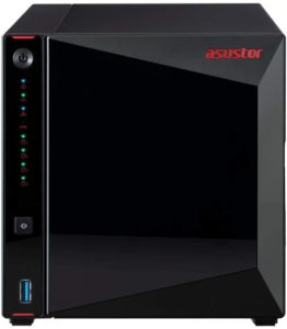 Asustor AS5304T - 4 Bay NAS, 1.5GHz Quad-Core, 2 2.5GbE Port, 4GB RAM DDR4, Gaming Network Attached Storage