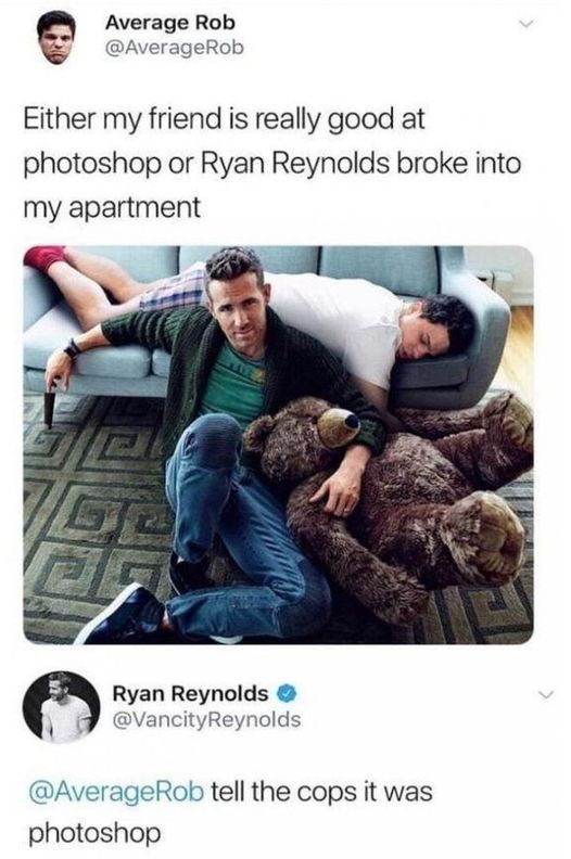 Ryan Reynolds Photoshop