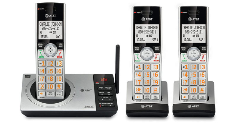 AT&T DECT 6.0 Expandable Cordless Phone with Answering System