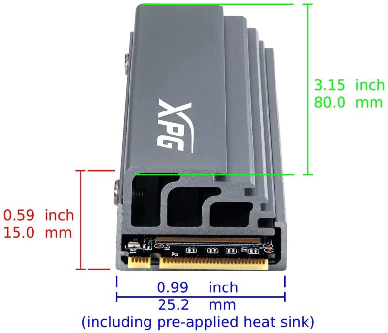 XPG GAMMIX S70 2TB M.2 2280 PCIe Gen4