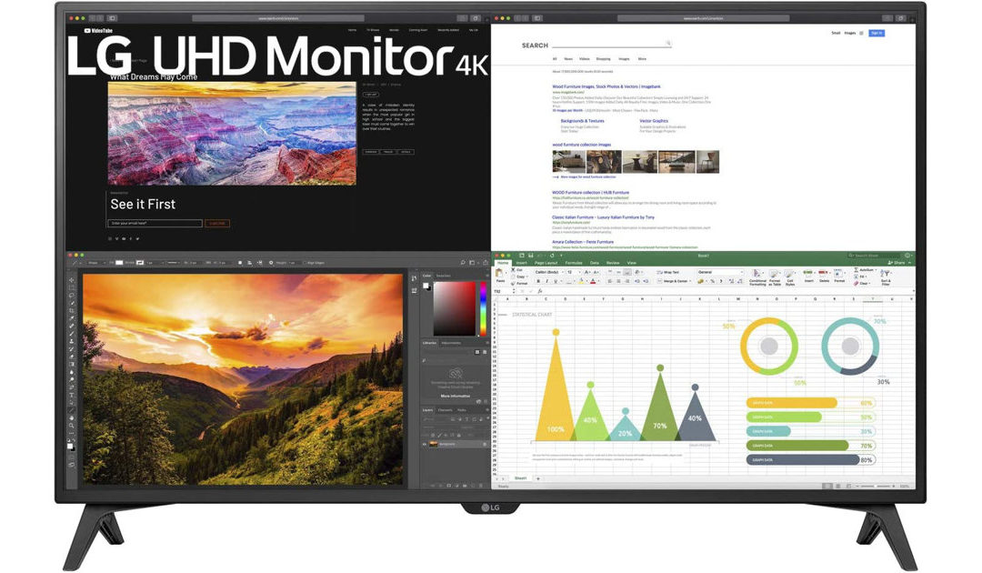 Grow Your Productivity With 43 Inch 4K LG Monitor
