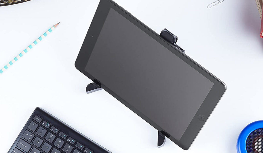 Enjoy Your Tablet Hands Free With Amazon Basics Adjustable Stand