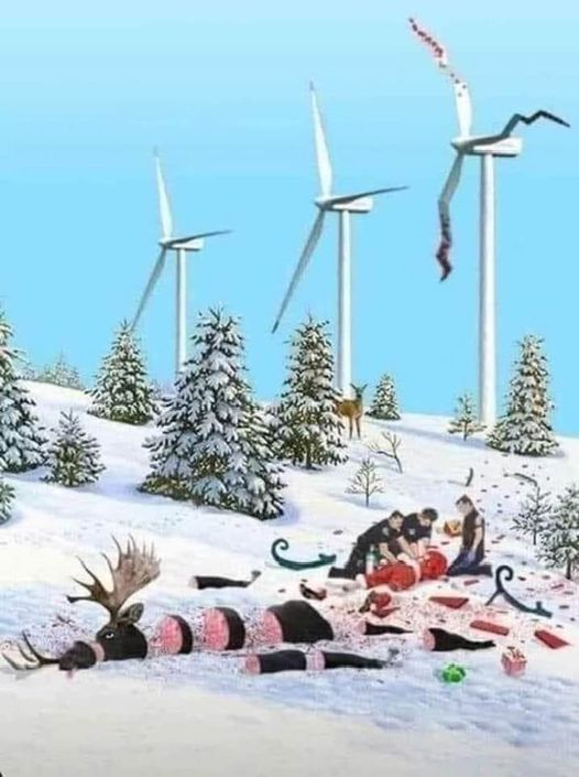 Reindeer Windmill