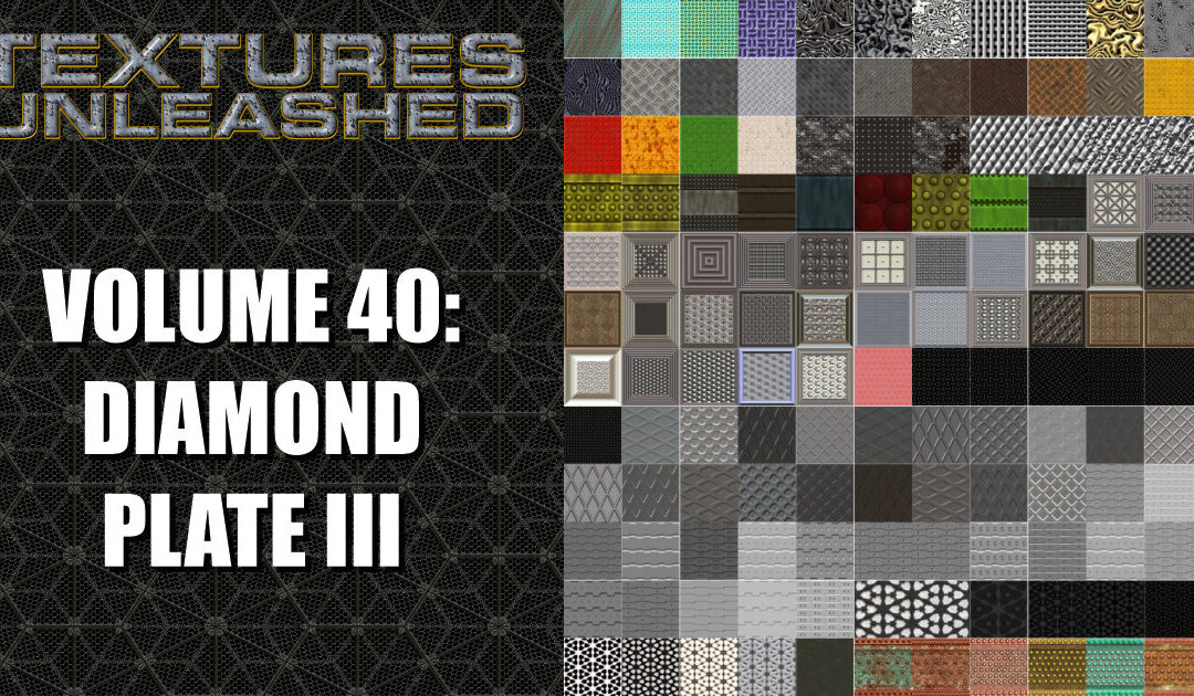 144 New Diamond Plate Seamless Textures For Your Projects