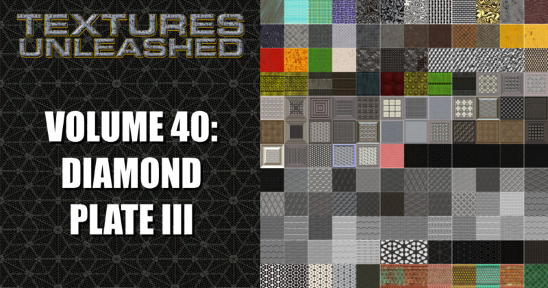 Textures Unleashed Volume 40: Diamond Plate III