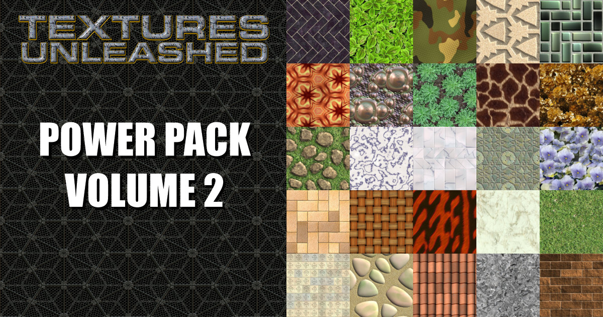 Second Power Pack of Seamless Textures Released