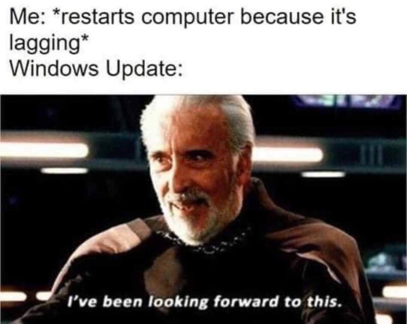 Windows Update Lagging