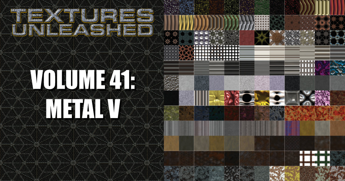 Textures Unleashed Volume 41: Metal V