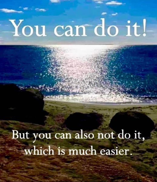 You can do it