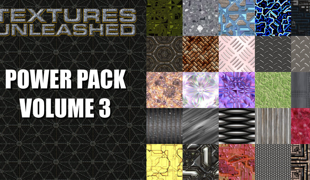 Third Power Pack of Seamless Textures Released