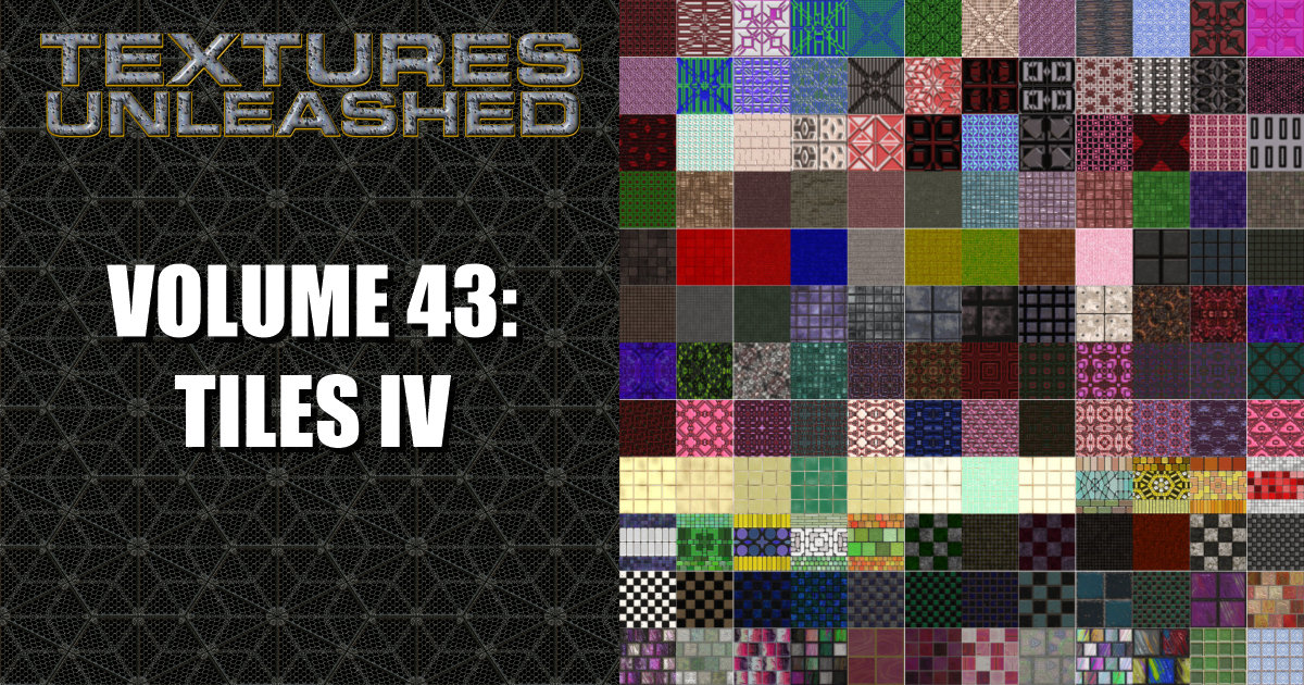 Textures Unleashed Volume 43: Tiles IV