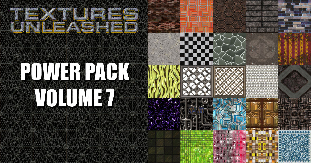 Textures Unleashed Power Pack Volume 7