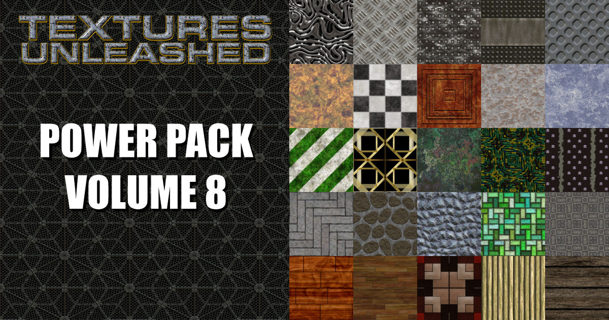 Textures Unleashed Power Pack Volume 8